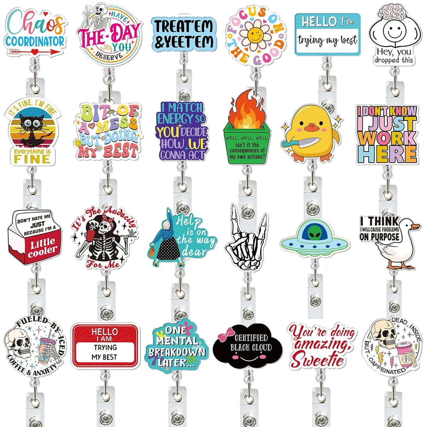 Nursing Badge Reels, Dumpster fire and many more!